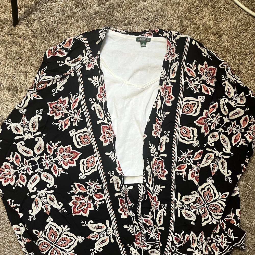 summer floral cardigan
